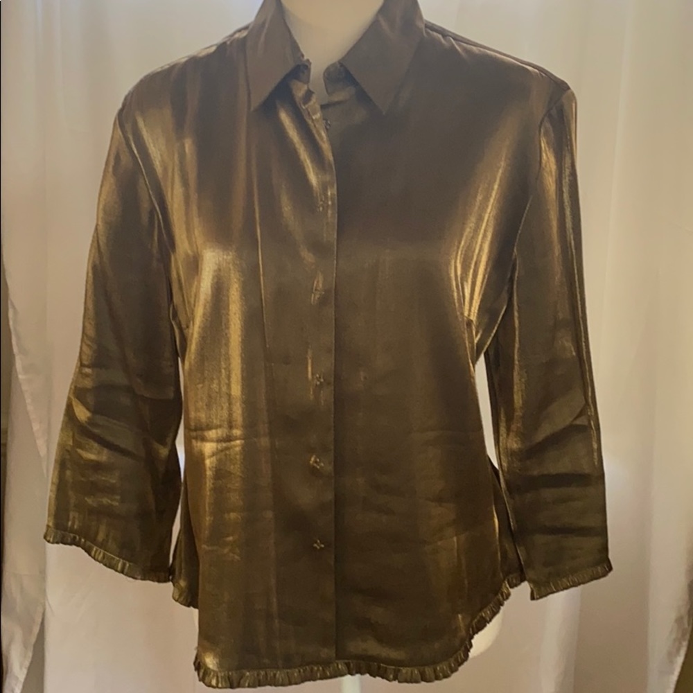 Gold blouse